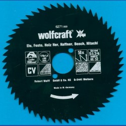 wolfcraft Serie blau Handkreissägeblatt CV mit Antihaft-Beschichtung, Ø 230 mm, Bohrung 30 mm
