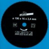 wolfcraft Serie blau Handkreissägeblatt CV mit Antihaft-Beschichtung, Ø 230 mm, Bohrung 30 mm