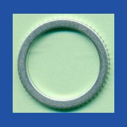 rictools Präzisions-Reduzierring gerändelt dünn – 20 mm / 15,875 mm (5/8''), Stärke 1,2 mm