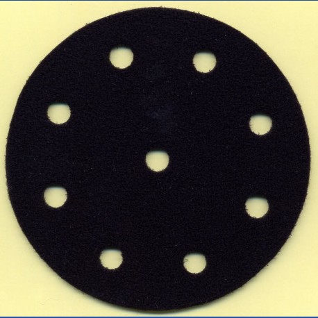 rictools Schutz-Pad für Exzenter-Schleifer – Ø 125 mm 9-fach gelocht außen
