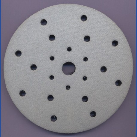 rictools Moosgummi-Pad für Rotations- und Exzenterschleifer – Ø 150 mm 21-fach gelocht