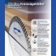 AKE blueline Aluminium-Kreissägeblatt HW negativ sehr fein für Festool PRECISIO CS 50 – Ø 190 mm, Bohrung FF