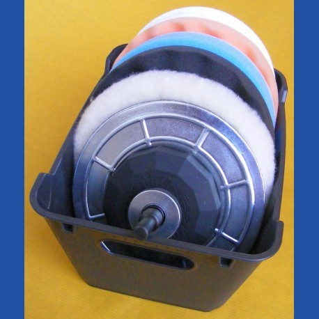 rictools Flexoplan-Polier-Set im Kunststoff-Korb