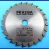 PRÄZISA Jännsch Hartmetall-Kreissägeblatt Type W Wechselzahn mittel – Ø 130 mm, Bohrung 16 mm