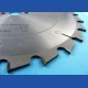 PRÄZISA Jännsch Hartmetall-Kreissägeblatt  für Kapp- und Gehrungssägen, Type F Flachzahn negativ grob – Ø 250 mm, Bohrung 20 mm
