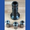 Kaindl Multi-Shaft Werkzeugaufnahme für Einhand-Winkelschleifer – mit 3 Spannzangen Ø 6, 8 und 10 mm