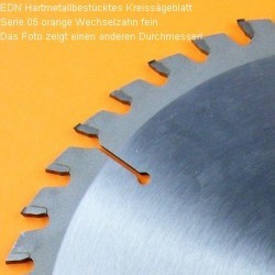 EDN Hartmetallbestücktes Kreissägeblatt Serie 05 orange Wechselzahn fein – Ø 150 mm, Bohrung 16 mm