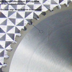 EDN Hartmetallbestücktes Kreissägeblatt STI für Sandwichelemente – Ø 270 mm, Bohrung 30 mm