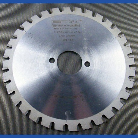 EDN Hartmetallbestücktes Stahl-Trenn-Kreissägeblatt STW ''Dry Cutter'' fein – Ø 180 mm, Bohrung 30 mm