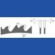 blueline by AKE Universalkreissägeblatt HW spandickenbegrenzt grob – Ø 250 mm, Bohrung 30 mm