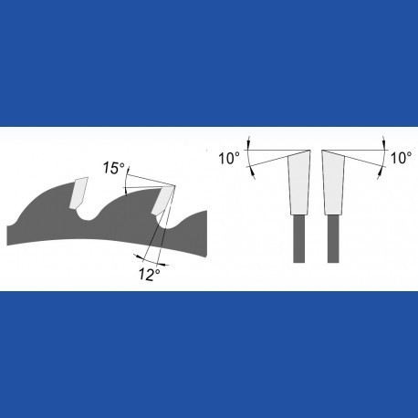 blueline by AKE Universalkreissägeblatt HW mittel – Ø 250 mm, Bohrung 30 mm