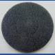 rictools Haft-Reinigungsvlies – Ø 200 mm, schwarz, sehr hart, abrasiv