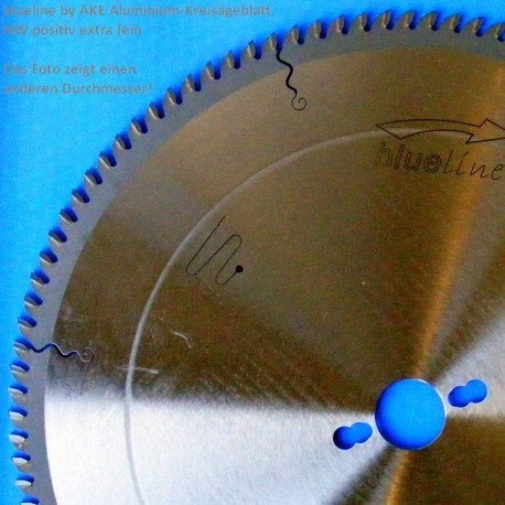 blueline by AKE Aluminium-Kreissägeblatt HW positiv extra fein – Ø 300 mm, Bohrung 30 mm