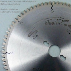 blueline by AKE Aluminium-Kreissägeblatt HW negativ extra fein – Ø 250 mm, Bohrung 30 mm