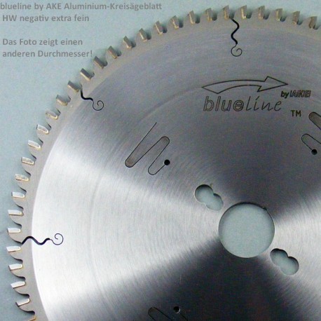 blueline by AKE Aluminium-Kreissägeblatt HW negativ extra fein für Sägen von Metabo – Ø 315 mm, Bohrung 30 mm