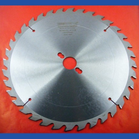 EDN Hartmetallbestücktes Kreissägeblatt QW Wechselzahn mittelgrob – Ø 300 mm, Bohrung 30 mm