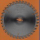 EDN Hartmetallbestücktes Kreissägeblatt Serie 05 orange Wechselzahn fein – Ø 156 mm, Bohrung 12,7 mm (1/2'')