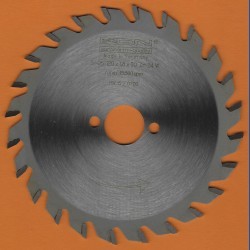 EDN Hartmetallbestücktes Kreissägeblatt Serie 05 orange Wechselzahn fein extra dünn für Akkusägen – Ø 120 mm, Bohrung 20 mm