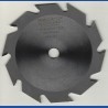 EDN Hartmetallbestücktes Kreissägeblatt Serie 05 weiß Flachzahn grob – Ø 125 mm, Bohrung 12,7 mm (1/2'')