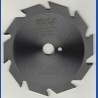 EDN Hartmetallbestücktes Kreissägeblatt Serie 05 weiß Flachzahn grob – Ø 130 mm, Bohrung 16 mm