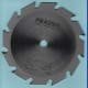 PRÄZISA Jännsch Hartmetall-Kreissägeblatt Type F Flachzahn grob – Ø 156 mm, Bohrung 12,7 mm (1/2'')