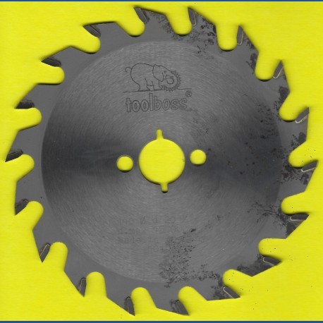 toolboss Hartmetallbestücktes Kreissägeblatt Standard Mittelzahn – Ø 140 mm, Bohrung 20 mm