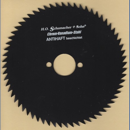 H.O. Schumacher+Sohn Kreissägeblatt Chrom-Vanadium B Feinzahn antihaftbeschichtet – Ø 170 mm, Bohrung 30 mm