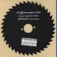 H.O. Schumacher+Sohn Kreissägeblatt Chrom-Vanadium A Grobzahn antihaftbeschichtet – Ø 180 mm, Bohrung 30 mm