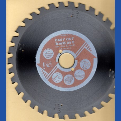 kwb EASY CUT Allzweckblatt Typ E Low Noise– Ø 230 mm, Bohrung 30 mm