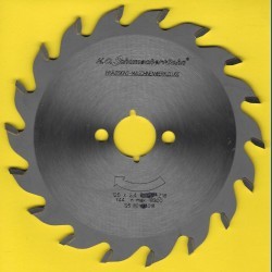 H.O. Schumacher+Sohn Hartmetallbestücktes Kreissägeblatt Standard Mittelzahn – Ø 125 mm, Bohrung 20 mm