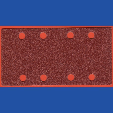 KLINGSPOR Haft-Schleifblätter KO – 93 x 180 mm 8-fach gelocht, K80 grob