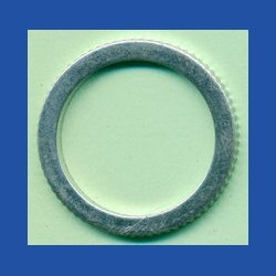 rictools Präzisions-Reduzierring gerändelt normal – 25,4 mm (1'') / 20 mm, Stärke 1,4 mm