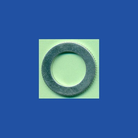 rictools Präzisions-Reduzierring gerändelt dünn – 25 mm / 16 mm, Stärke 1,2 mm