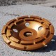 Kaindl Diamant-Schleiftopf Doppelsegment – Ø 125 mm für Winkelschleifer