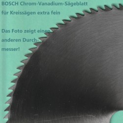BOSCH Chrom-Vanadium-Sägeblatt für Kreissägen – Ø 180 mm, Bohrung 30 mm