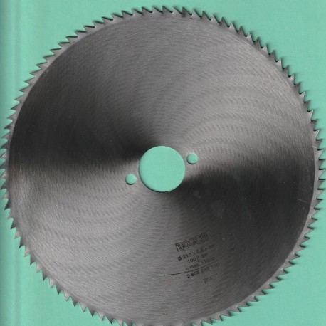 BOSCH Chrom-Vanadium-Sägeblatt für Kreissägen sehr fein – Ø 210 mm, Bohrung 30 mm