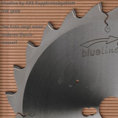 blueline by AKE Kappkreissägeblatt HW Wechselzahn grob – Ø 254 mm (10''), Bohrung 30 mm