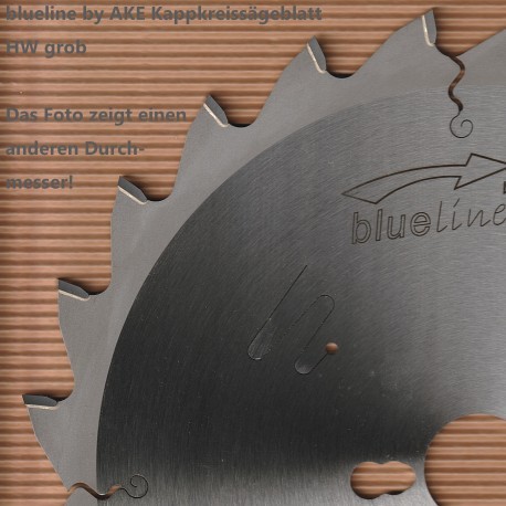 blueline by AKE Kappkreissägeblatt HW Wechselzahn grob schmal – Ø 305 mm, Bohrung 30 mm