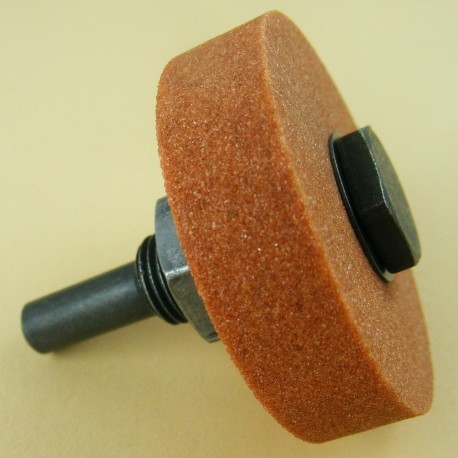 rictools Edelkorund-Schleifstein Mini – mit Adapter für die Bohrmaschine