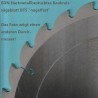 EDN Hartmetallbestücktes Baukreissägeblatt BFA blau ''nagelfest'' – Ø 250 mm, Bohrung 30 mm