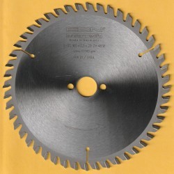 EDN Hartmetallbestücktes Kreissägeblatt Serie 05 gold Wechselzahn extra fein – Ø 165 mm, Bohrung 20 mm
