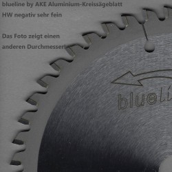 blueline by AKE Aluminium-Kreissägeblatt HW negativ sehr fein extra dünn für Akkusägen – Ø 136 mm, Bohrung 20 mm