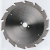 EDN Hartmetallbestücktes Kreissägeblatt Serie 05 weiß Flachzahn grob – Ø 190 mm, Bohrung 20 mm