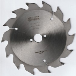 EDN Hartmetallbestücktes Kreissägeblatt Serie 05 weiß Flachzahn grob – Ø 170 mm, Bohrung 20 mm