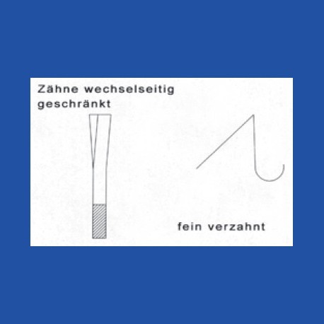 PRÄZISA Jännsch Chrom-Vanadium Kreissägeblatt Type B Feinzahn – Ø 150 mm, Bohrung 13 mm