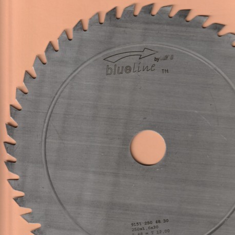 blueline by AKE CV-Kreissägeblatt KV-A Wolfszahn grob – Ø 250 mm, Bohrung 30 mm