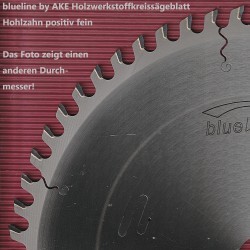 blueline by AKE Holzwerkstoffkreissägeblatt Hohlzahn positiv fein – Ø 350 mm, Bohrung 30 mm