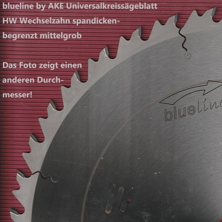 blueline by AKE Universalkreissägeblatt HW Wechselzahn spandickenbegrenzt mittelgrob für Sägen von Mafell – Ø 355 mm, Bohrung 30