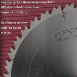 blueline by AKE Universalkreissägeblatt HW Wechselzahn spandickenbegrenzt mittelgrob – Ø 450 mm, Bohrung 30 mm