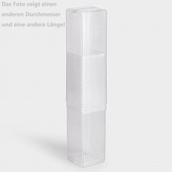 rose plastic QuadroPack Kunststoffhülse mit Raster-Längenverstellung – Innen-Ø 24 mm, 200 - 350 mm lang